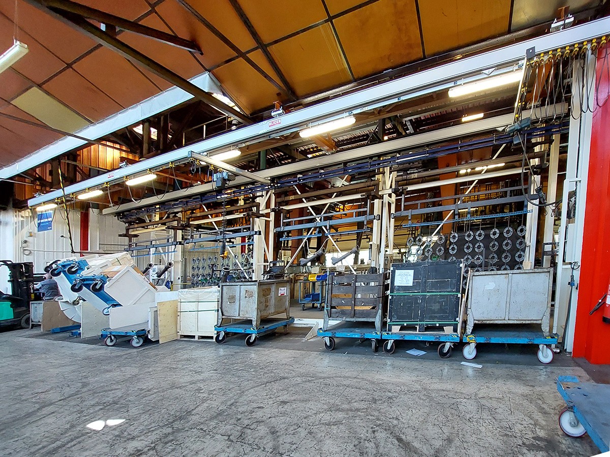 Poutre roulante aluminium palan à chaîne
